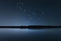 Cetus star constellation, Night sky, Cluster of stars, Deep space, WhaleÃÂ constellation Royalty Free Stock Photo